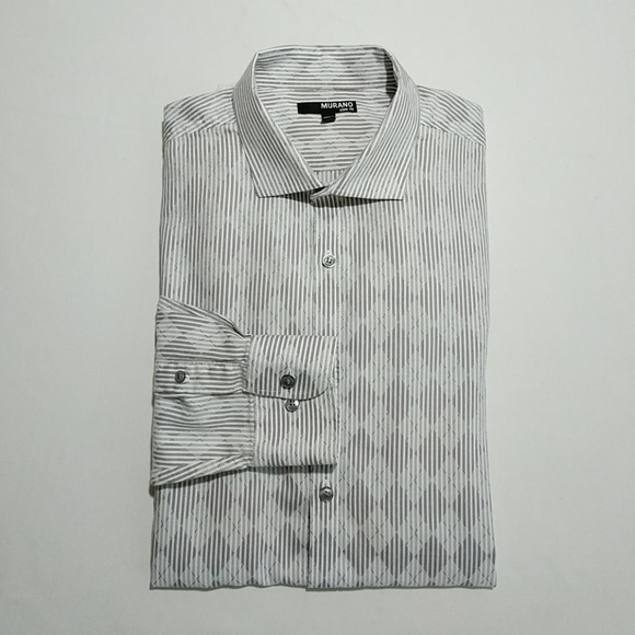 Murano Other - Murano Men's Dress Shirt Slim Fit Large